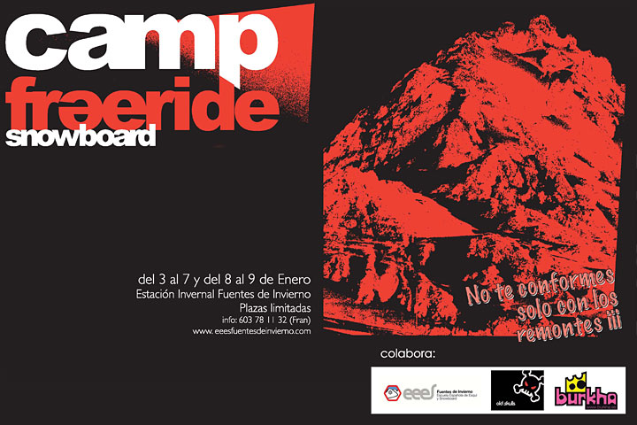 Cartel del Freeride Snowboard Camps 2011.