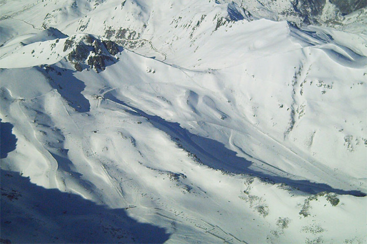 Vista aérea de los Sectores de Cebolledo y Requejines.