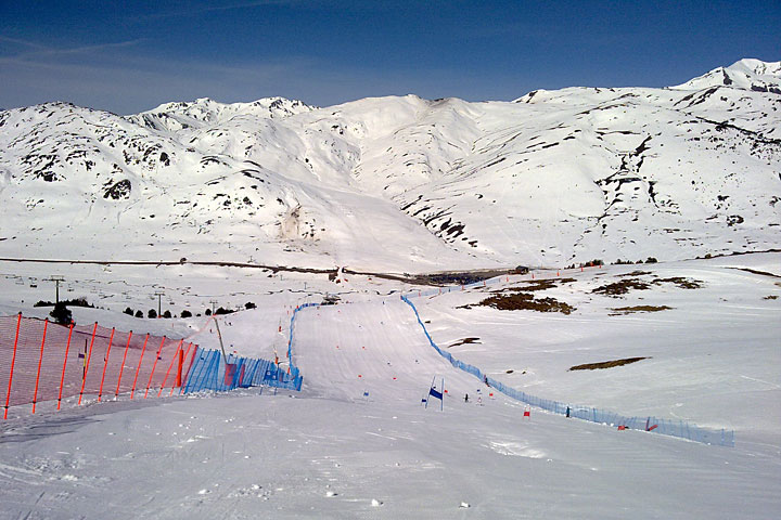 Súper Gigante de la 3ª fase de los Ctos. de España de Alpino en Baqueira-Beret.