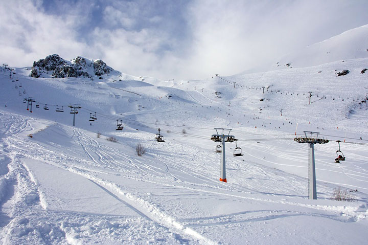Sector de Cebolledo tras una nevada.