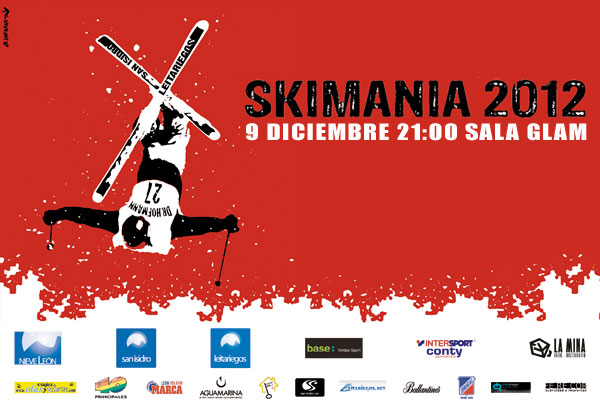 Cartel diseñado por Dr. Hofmann para la Fiesta de la Nieve 2011/2012 SKIMANÍA.