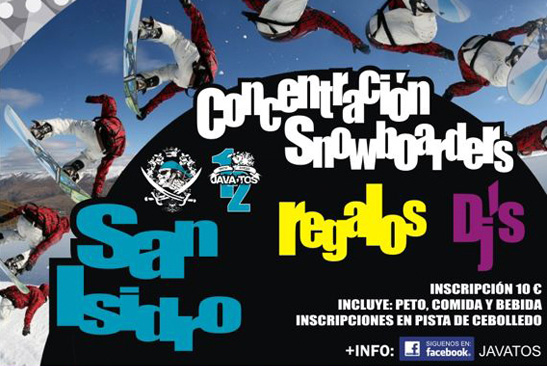 Cartel de la octava edición de JAVATOS en San Isidro.