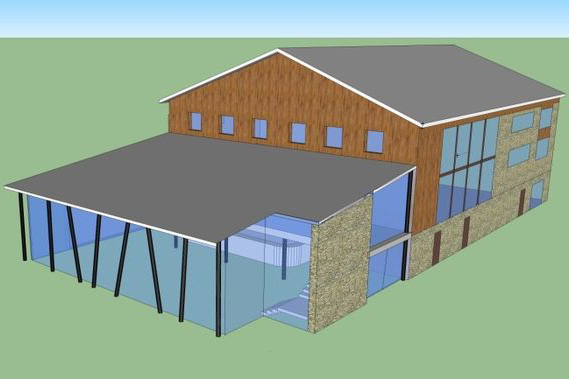 Recreación de la cafetería de Salencias tras las obras previstas.