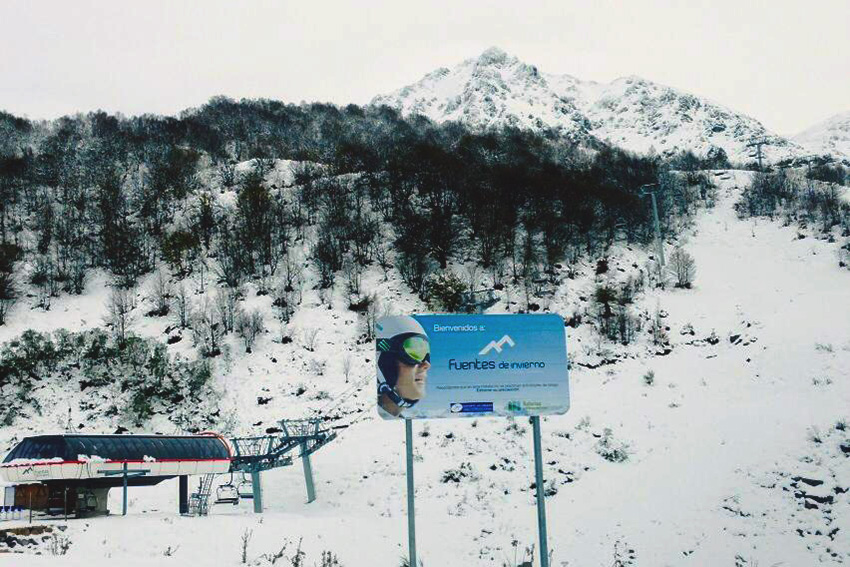 Zona baja de Fuentes de Invierno el pasado 6 de noviembre. Foto: Telesqui.